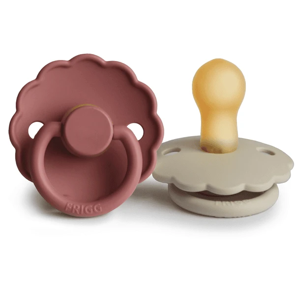 FRIGG Schnuller Daisy Cream/Powder Blush 0-6 Monate 3 FRIGG Schnuller Daisy Cream/Powder Blush 0-6 Monate