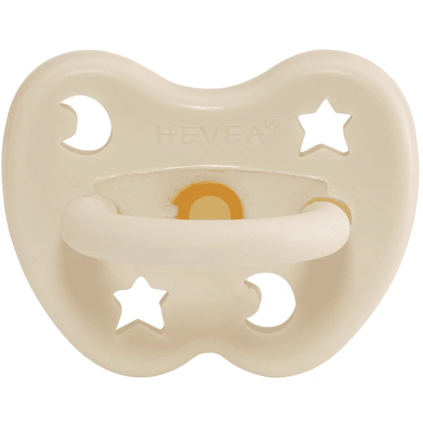 HEVEA Schnuller - Naturkautschuk / Milky White / Rund / Stern & Mond (ab 3 Mon.) 3 HEVEA Schnuller - Naturkautschuk / Milky White / Rund / Stern & Mond (ab 3 Mon.)