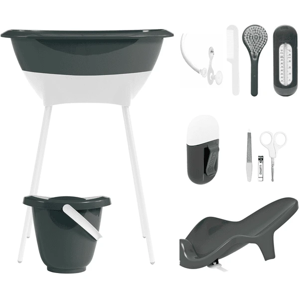 Luma® Babycare Bade- Und Pflegeset Dark Grey 3 Luma® Babycare Bade- Und Pflegeset Dark Grey
