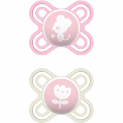 MAM Schnuller Perfect Start Aus Silikon 0 - 2 Monate, Maus/Blume