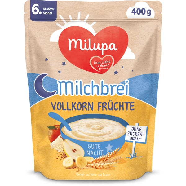 Milupa Milchbrei Vollkorn Früchte Gute Nacht 400 G Ab Dem 6. Monat 3 Milupa Milchbrei Vollkorn Früchte Gute Nacht 400 G Ab Dem 6. Monat