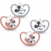 NUK Schnuller Space Disney "Mickey" 0-6 Monate 4 Stk. In Grau/rot -Babywelt Verkauf nuk schnuller space disney mickey 0 6 monate 4 stk in grau rot a329561
