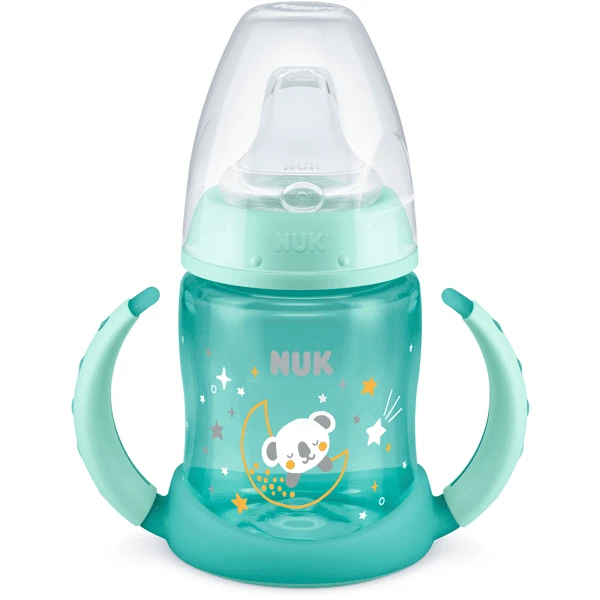 NUK Trinklernflasche First Choice Night, Blau 150ml 3 NUK Trinklernflasche First Choice Night, Blau 150ml