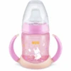 NUK Trinklernflasche First Choice Night, Pink 150ml 1 NUK Trinklernflasche First Choice Night, Pink 150ml -Babywelt Verkauf nuk trinklernflasche first choice night pink 150ml a402321
