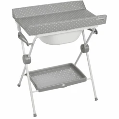 Plastimyr Badewanne LEA Faltbar In Punkte Grau