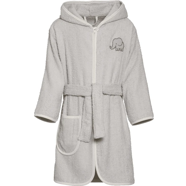 Playshoes Frotte-Bademantel Elefant Grau 3 Playshoes Frotte-Bademantel Elefant Grau