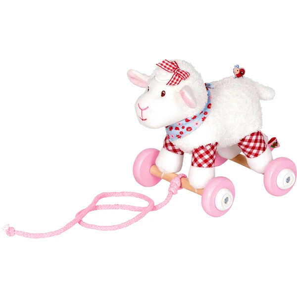 SPIEGELBURG COPPENRATH Lämmchen Auf Holzrollen BabyGlück 3 SPIEGELBURG COPPENRATH Lämmchen Auf Holzrollen BabyGlück