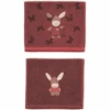 Sterntaler Kinderhandtuch Doppelpack Emmily Dunkelrot 50 X 30 Cm